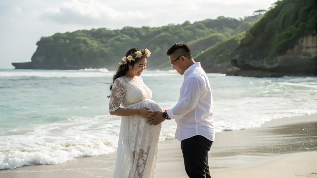 Maternity Photoshoot Ideas in Bali | Photography Services in Bali | Juara Production